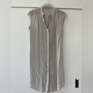 All Saints Pale Grey Shift Dress